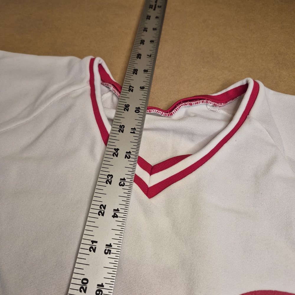 Cincinnati Reds White and Red Short-Sleeve Baseball Jersey - Read - Picture 4 of 8